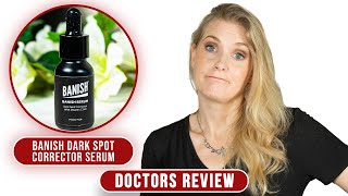 Banish Dark Spot Corrector Serum Review Does it REALLY Work for acne scars and hyperpigmentation [upl. by Tshombe]