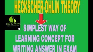 HeckscherOhlin theorypart1 how to learn it [upl. by Hafirahs383]