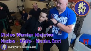 Kuden  Knife  Musha Dori  Ninjutsu  1st Dan  202 [upl. by Clem]