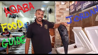 AQABA Jordan FOOD GUIDE  Cheap eats [upl. by Nauqes]