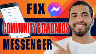 How to Fix Community Standards on Facebook Messenger 2024 [upl. by Einneg]