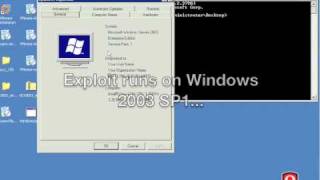 Microsoft MS10018 Exploit for Obsolete Windows 2003 SP1 [upl. by Dias]