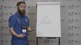 2018 ICPC Solution Video Problem I Triangles [upl. by Ralaigh]