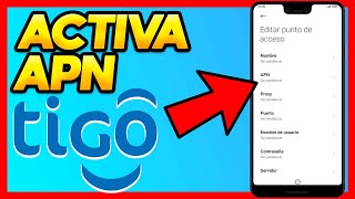 ✅COMO ACTIVAR EL APN DE TIGO [upl. by Gnilrets]