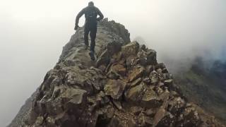 Running Crib Goch Snowdon 2017 [upl. by Ojyram]