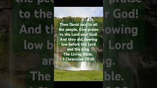 The Power of Praise A Lesson from David in 1 Chronicles 2920 HappyBibleSharers [upl. by Zoba]