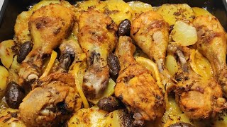 cosce di pollo al forno facile da fare [upl. by Plate]