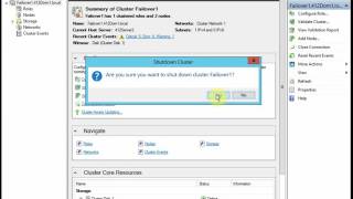 Failover Cluster Management basic [upl. by Ahsiel121]