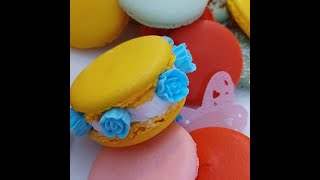 Receta de macarons con batidora [upl. by Lindsey]