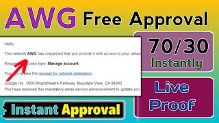 AWG adx approval  free MA Approval method  new adx free approval company  7030 free adx 8020 [upl. by Fiorenza]