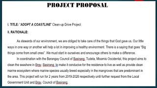 YESO Project Proposal Sample [upl. by Finley]