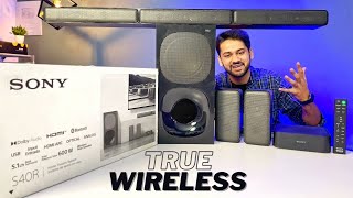 Sony HT  S40R Review  Real 51 Dolby Home Theater  600w Wireless Speakers [upl. by Ebert]