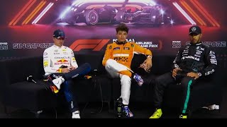 F1 Singapore Post Qualifying Press Conference 2024 [upl. by Caryn]