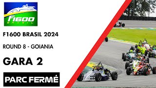 F1600 Brasil 2024  Round 8 Goiania  Gara 2 [upl. by Ellenig]