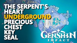 The Serpents Heart Underground Precious Chest Key Sigil Seal Genshin Impact [upl. by Nawud]