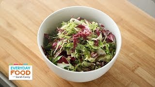 Brussels Sprout Slaw  Everyday Food with Sarah Carey [upl. by Adeuga]