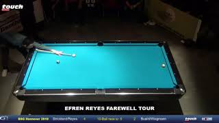 EFREN REYES fazendo uma incrível tacada na sinuca Final Clash of the Titãs 2018 [upl. by Assenar]