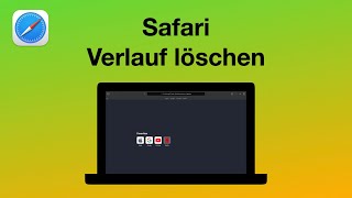 Safari Suchverlauf löschen  MacOS 2021 4K  So Gehts [upl. by Gilbertson]