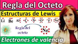 ✳️REGLA DEL OCTETO ✳️Estructuras de Lewis ✳️Electrones de valencia [upl. by Asenaj]