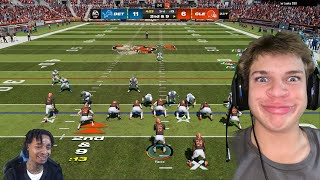 FlightReacts Vs Jynxzi CRAZY Madden 24 Wager [upl. by Enylhsa335]