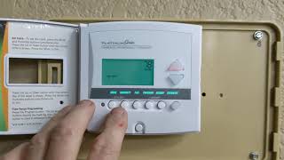 Venstar Thermostat Basic Operation [upl. by Meraree]