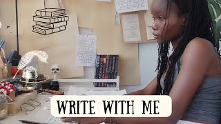 Write with Me  Writing Inspiration  Writing Vlog  Writing ASMR  Day in the life of a writer [upl. by Akihsal]