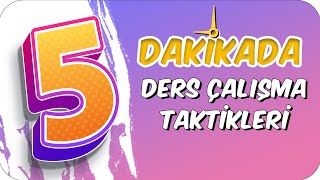 5dkda DERS ÇALIŞMA TAKTİKLERİ [upl. by Ellerahc]