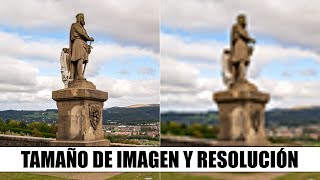 Cambiar tamaño de imagen y resolución a tus fotografías con Photoshop [upl. by Nebuer]