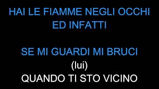 Coma Cose  Fiamme Negli Occhi  Karaoke [upl. by Mascia]