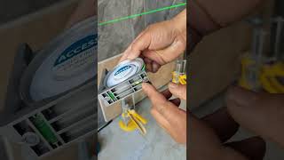 Tiler laying tiles expert tiling angle meter [upl. by Iknarf]