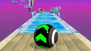 Sky Rolling Ball 3D Gameplay Speedrun All Levels 186 [upl. by Holbrooke]