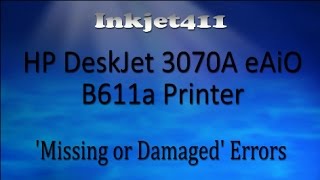 HP DeskJet 3070A Error Troubleshooting [upl. by Akilam269]