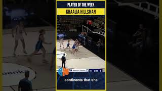 Khaalia Hillsman Player of the Week  Womens Euroleague  Round 1 [upl. by Sandell]