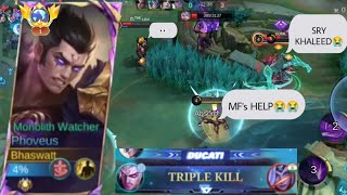 TRIPLE KILL UNDER THREE MINUTES🗿🔥🔥 PHOVEUS POWERHOUSE 🔥🔥 [upl. by Cynthia48]