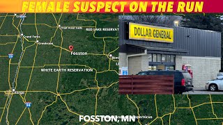 Female Suspect On The Run In Fosston Minnesota Tuesday [upl. by Goodkin]