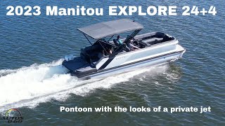 2023 Manitou EXPLORE 244 Pontoon much more than a boat [upl. by Enyamrahc]