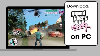 How To Download GTA Vice City on PC  Full Guide [upl. by Olnee]