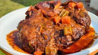 OSSO BUCO RECIPE  HOW TO MAKE BEEF SHANKS [upl. by Ahcatan879]