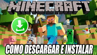 COMO DESCARGAR E INSTALAR MINECRAFT JAVA PARA PC [upl. by Skier]