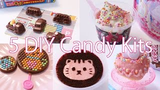 5 DIY Candy Kits Interesting Japanese DIY Candy Souvenir PopinCookin [upl. by Adallard97]