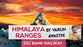 Mountain Ranges in India Name Regions Height and More for Banking amp SSC Exam  By Varun Awasthi [upl. by Nerin]