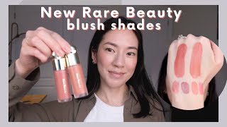 The Rare Beauty blush shades Ive been waiting for Worth amp Virtue  tryon and comparisons [upl. by Eedna]