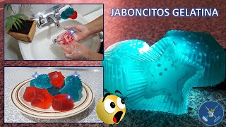 Jaboncito gelatina  Decoración para tu baño  Limpia y suaviza tus manos [upl. by Amitak]