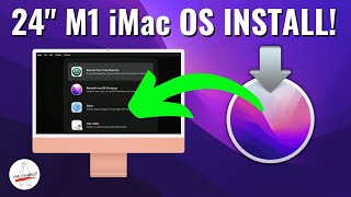 How to Reinstall macOS on M1 24quot iMac 3 DIFFERENT WAYS macOS Recovery USB Install Disk amp AC2 DFU [upl. by Maximilian717]