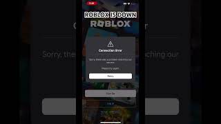 ROBLOX IS DOWN [upl. by Otcefrep]