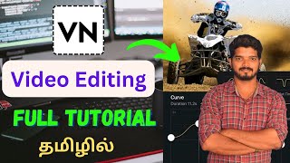 VN Video Editor Full Tutorial Tamil  How To Use VN App in Tamil  VN Basic Editing Tamil [upl. by Nivag]