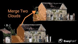 How to Quickly Align and Merge Two Point Clouds in CloudCompare [upl. by Ketchan]