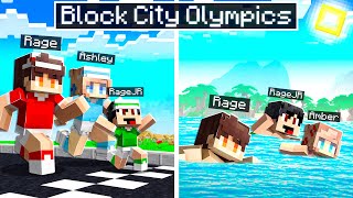 THE MINECRAFT BLOCK CITY OLYMPICS [upl. by Trilbie]