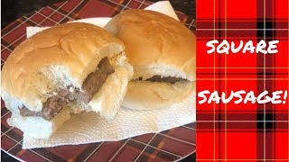 Scottish square sausage recipe Cook with me Lorne sausage [upl. by Gambrell515]