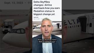 Latest Delta change is DEVASTATING for SkyMiles members shorts [upl. by Hitt]